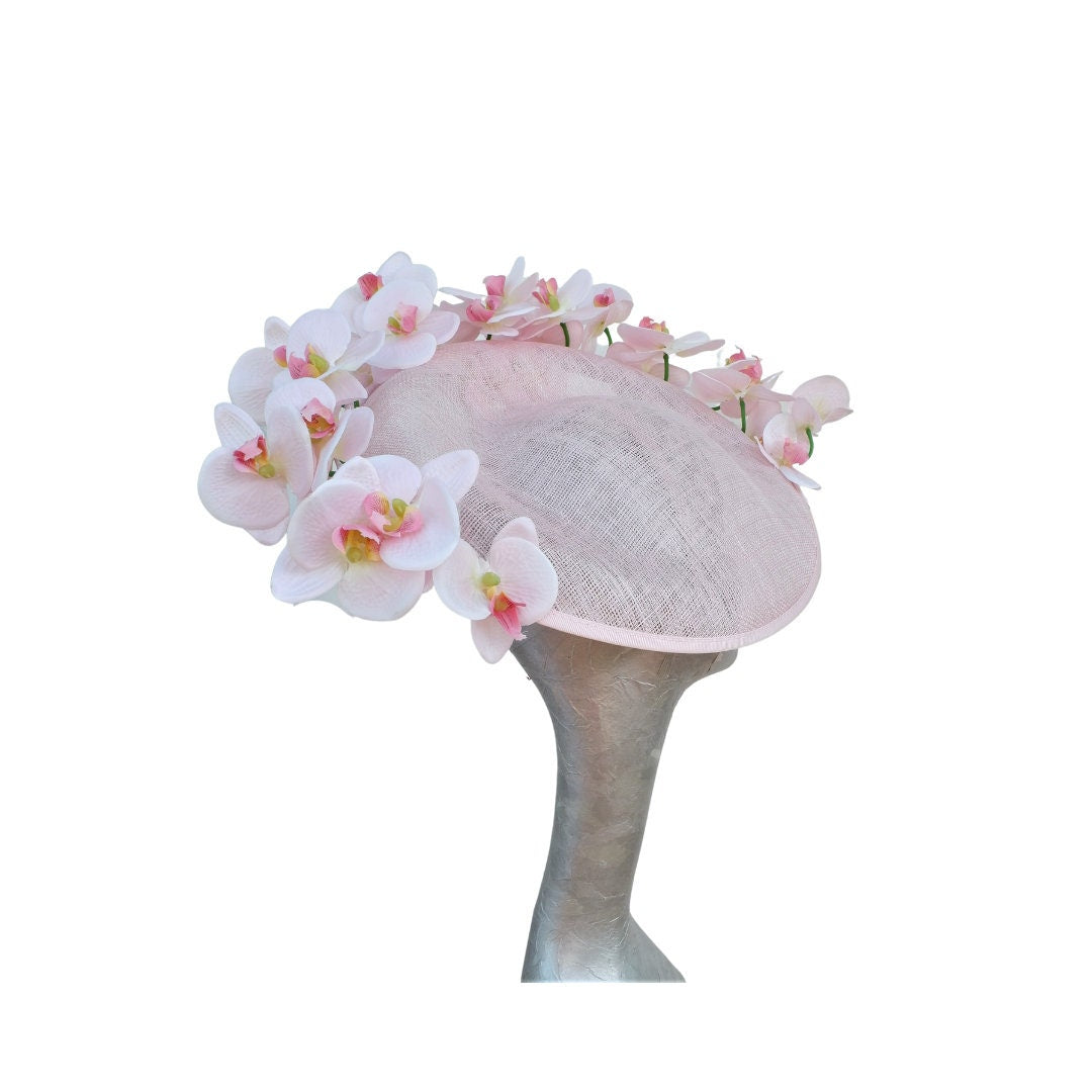 Armand - Medium Hatinator edged with Silk Orchids