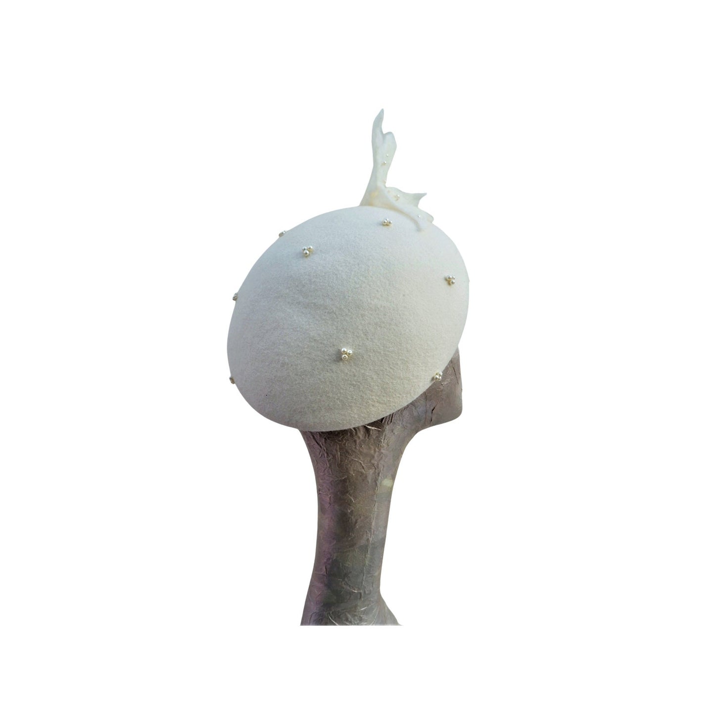 Dixie - Ivory Felt Beret