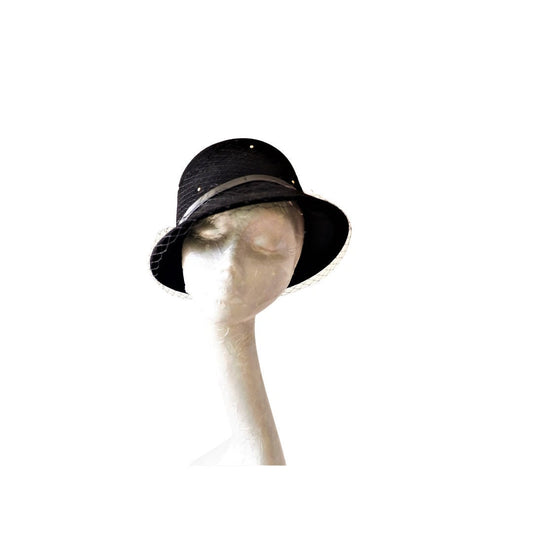 Belle - Black felt Bell Hat