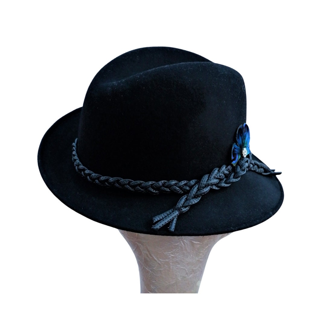 Marie- Tilted Felt Trilby Hat