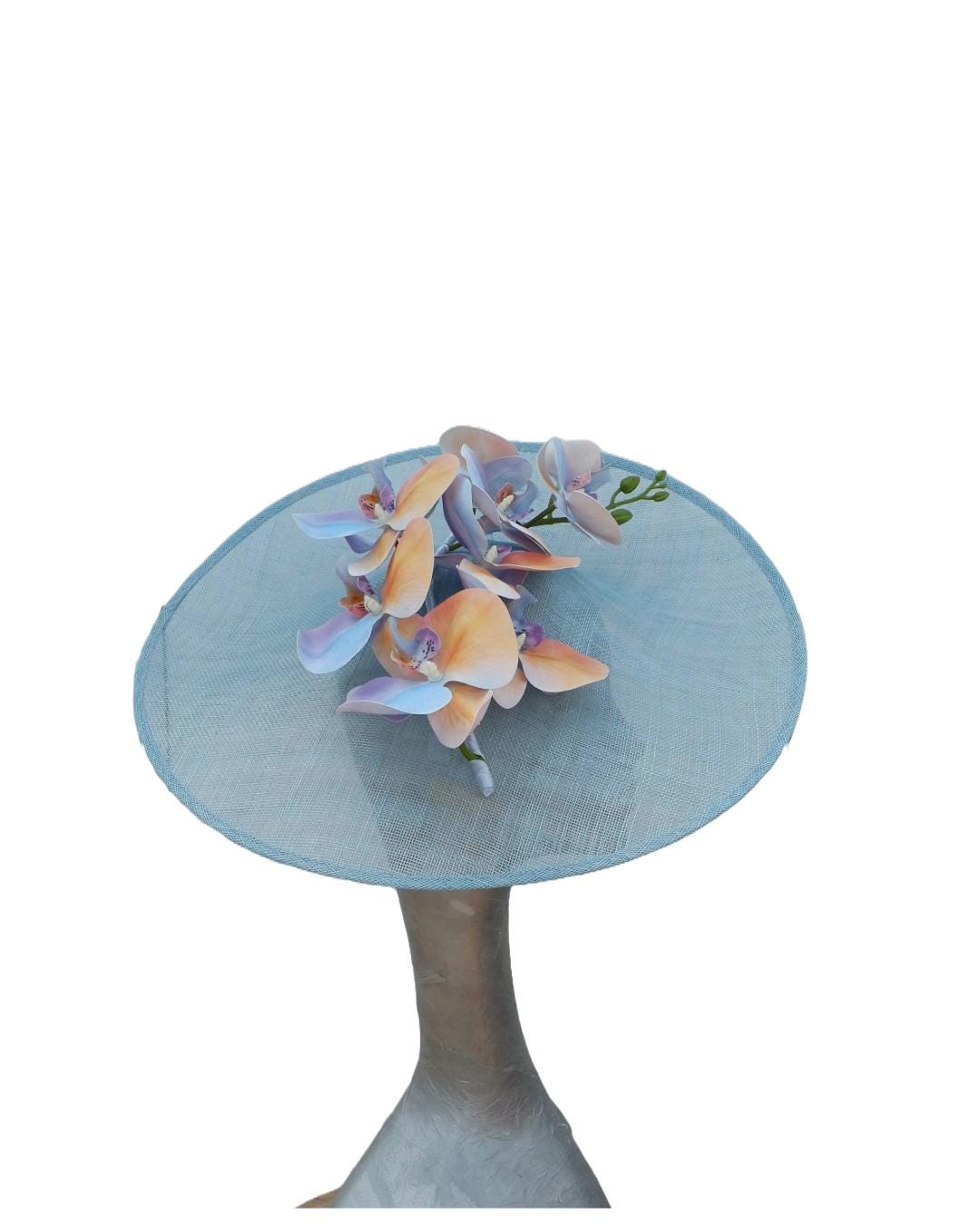 Argyle Pale Blue & Peach Hatinator
