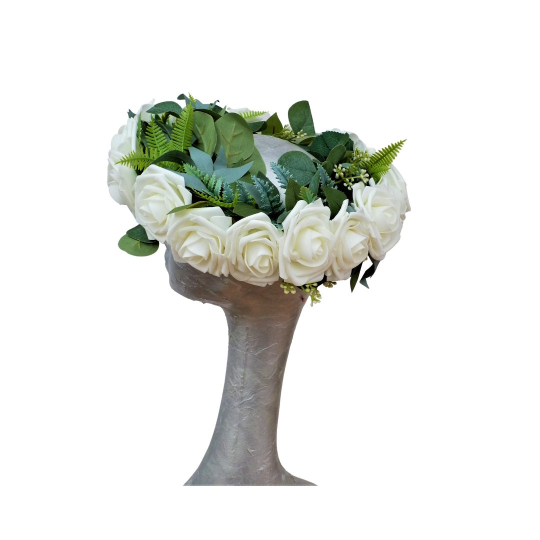 Rose - Floral Crown Ivory