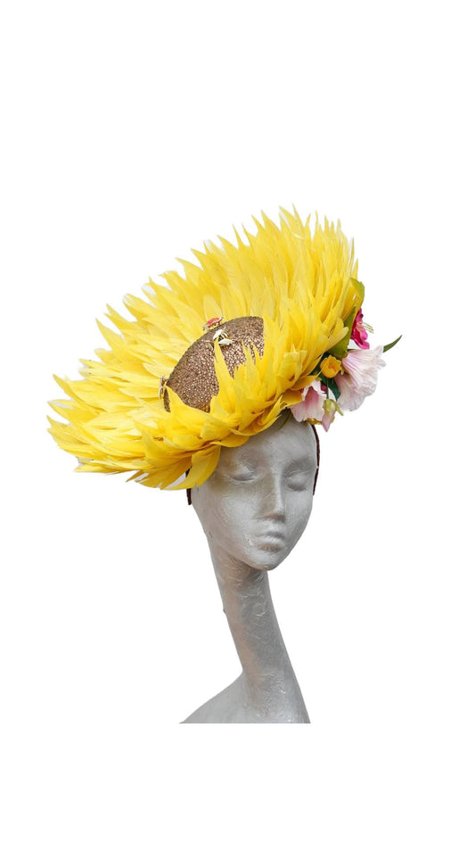 Sunflower Royal Ascot 2025 Showpiece Hat in