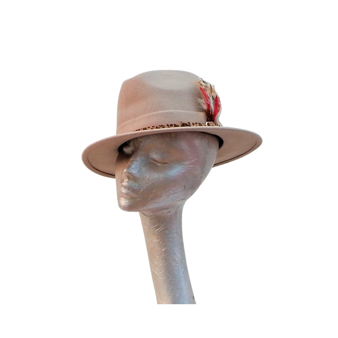 Ember - Camel Felt Fedora Hat