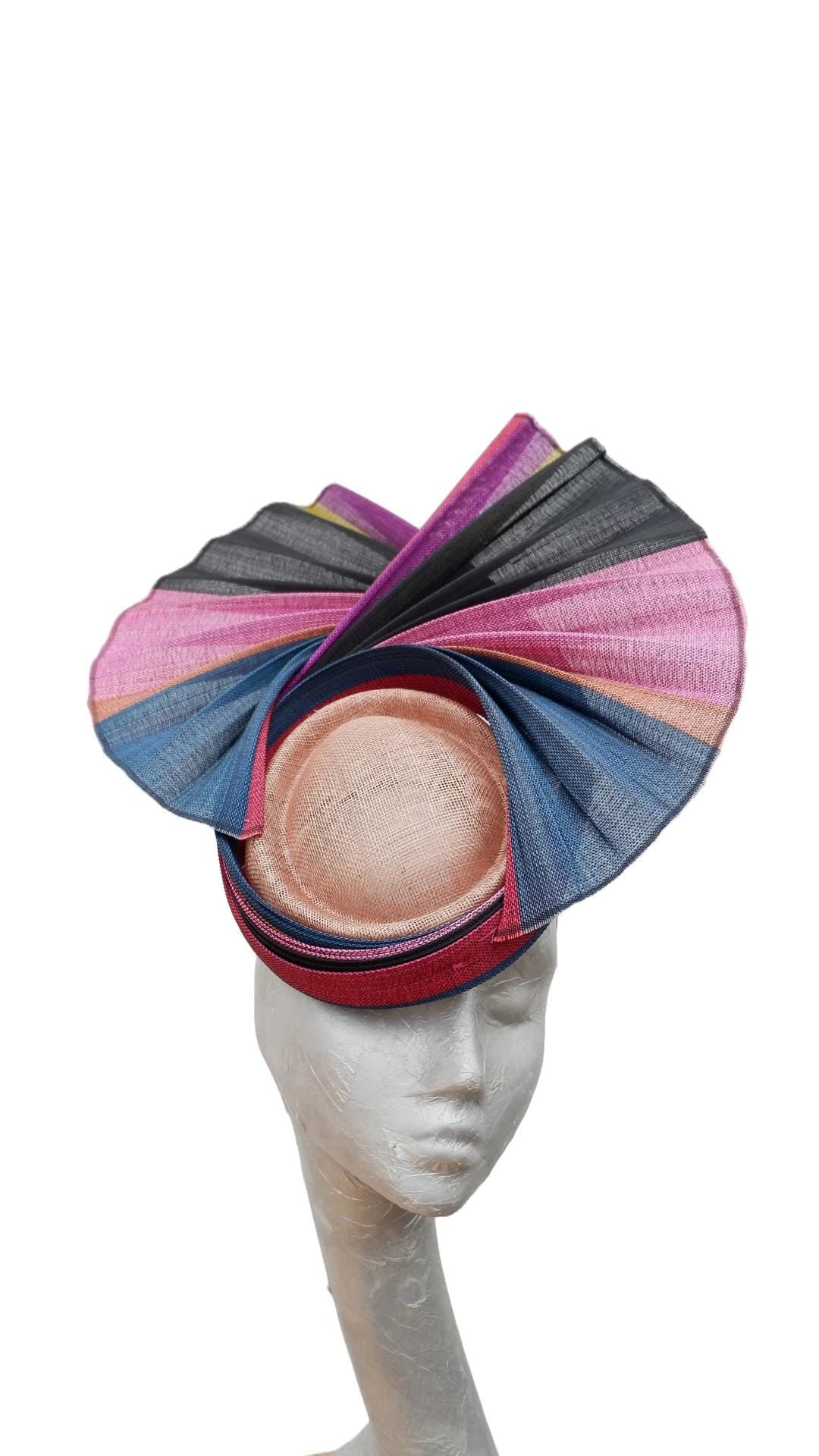 Isla - Nude/Mink & Dark Rainbow Pillbox