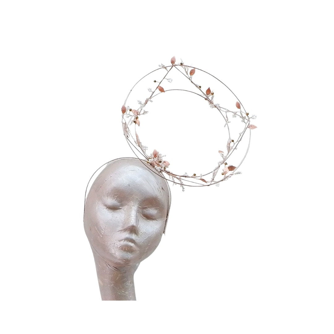Vine - Rose Gold Wire Fascinator