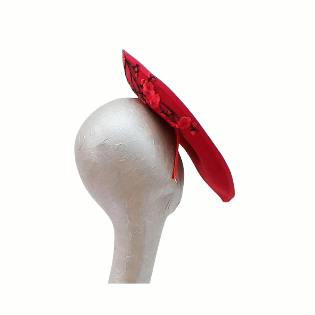 Cherry - Red Cherry Blossom Felt Hatinator