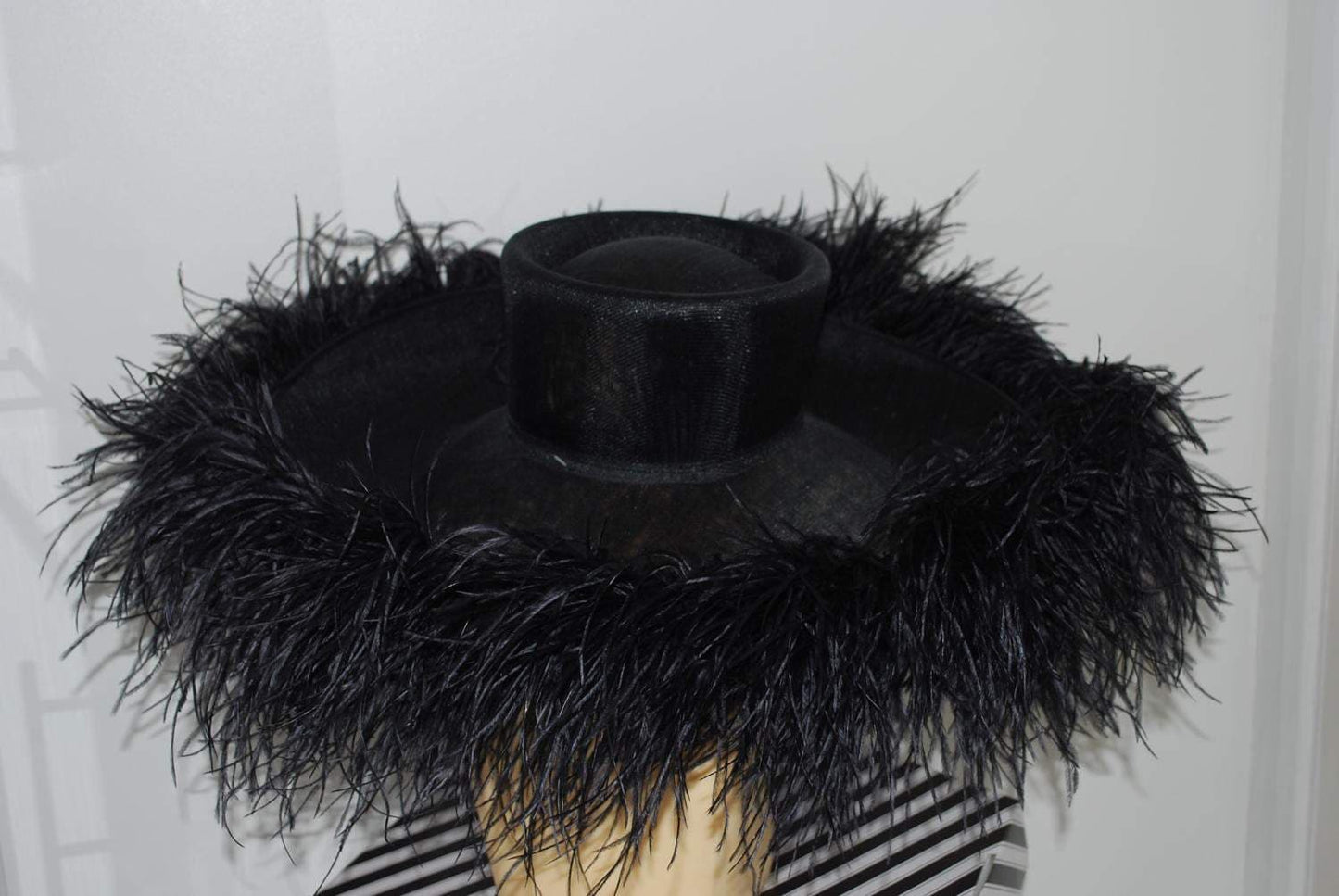 Emma - Extra large Hat Black By Hats2go