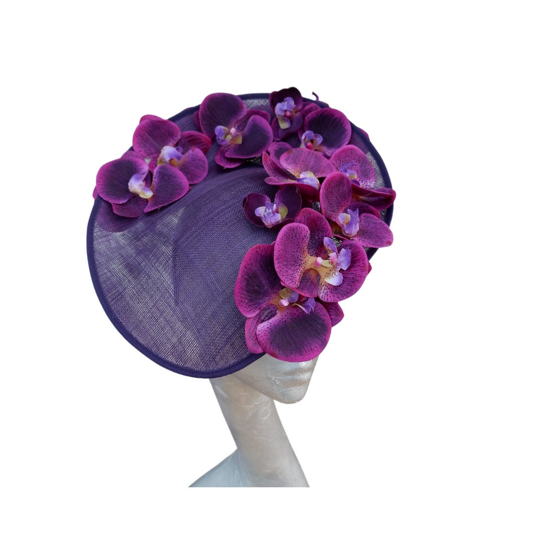 Orkney MK2 - Aubergine & Purple Hatinator with Real touch Orchids