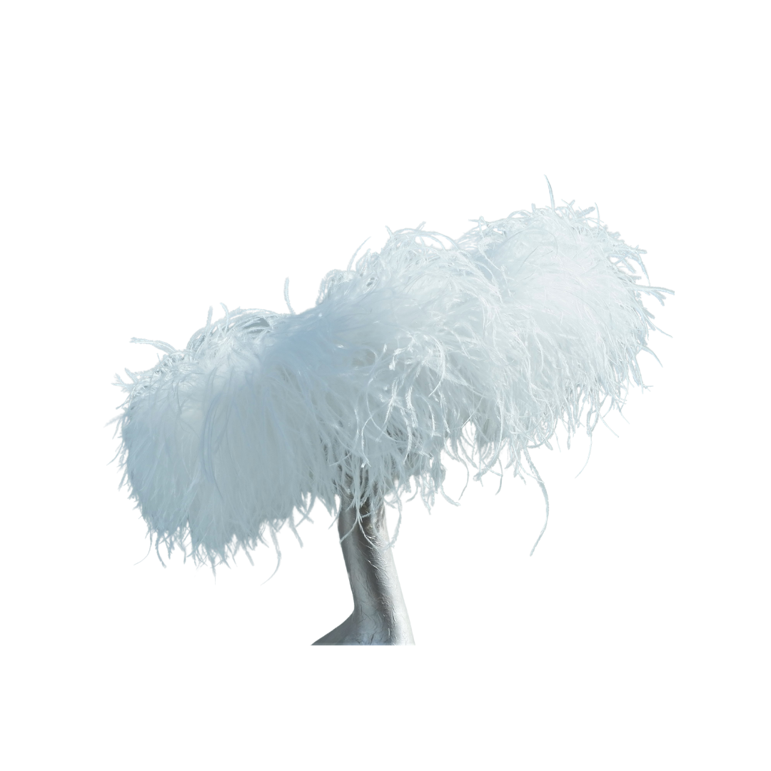 Emma - Extra large Ostrich Feather Hat