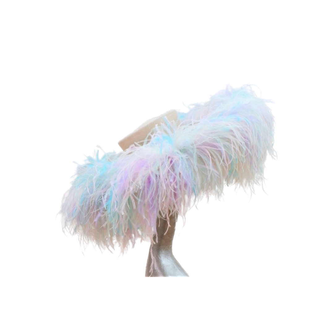Emma - Extra large Ostrich Feather Hat