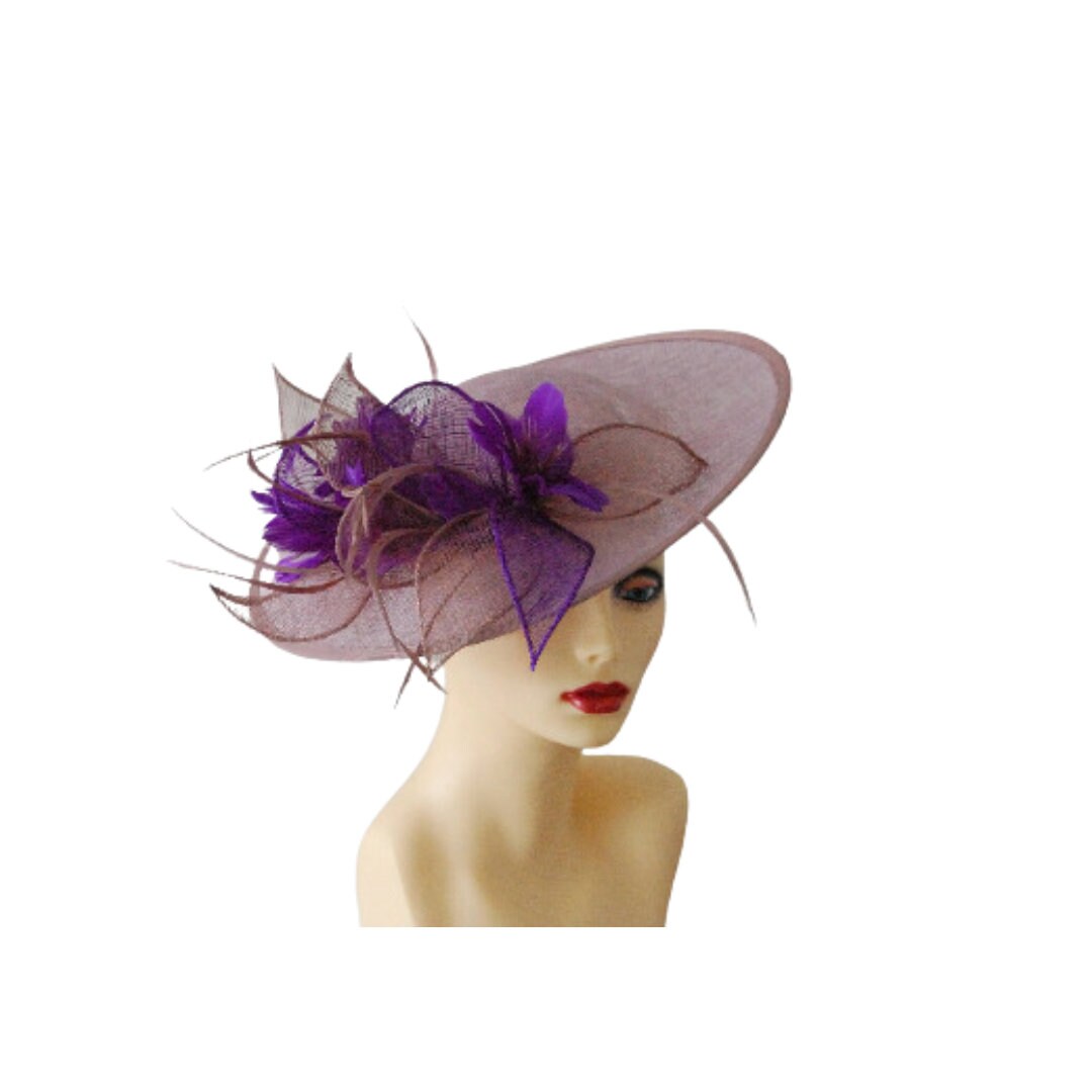 Haeddre - Heather & Purple round saucer hatinator
