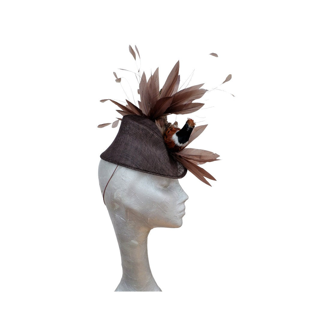 Brunel - Brown Pheasant 40's style Percher