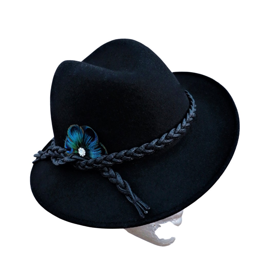 Marie- Tilted Felt Trilby Hat