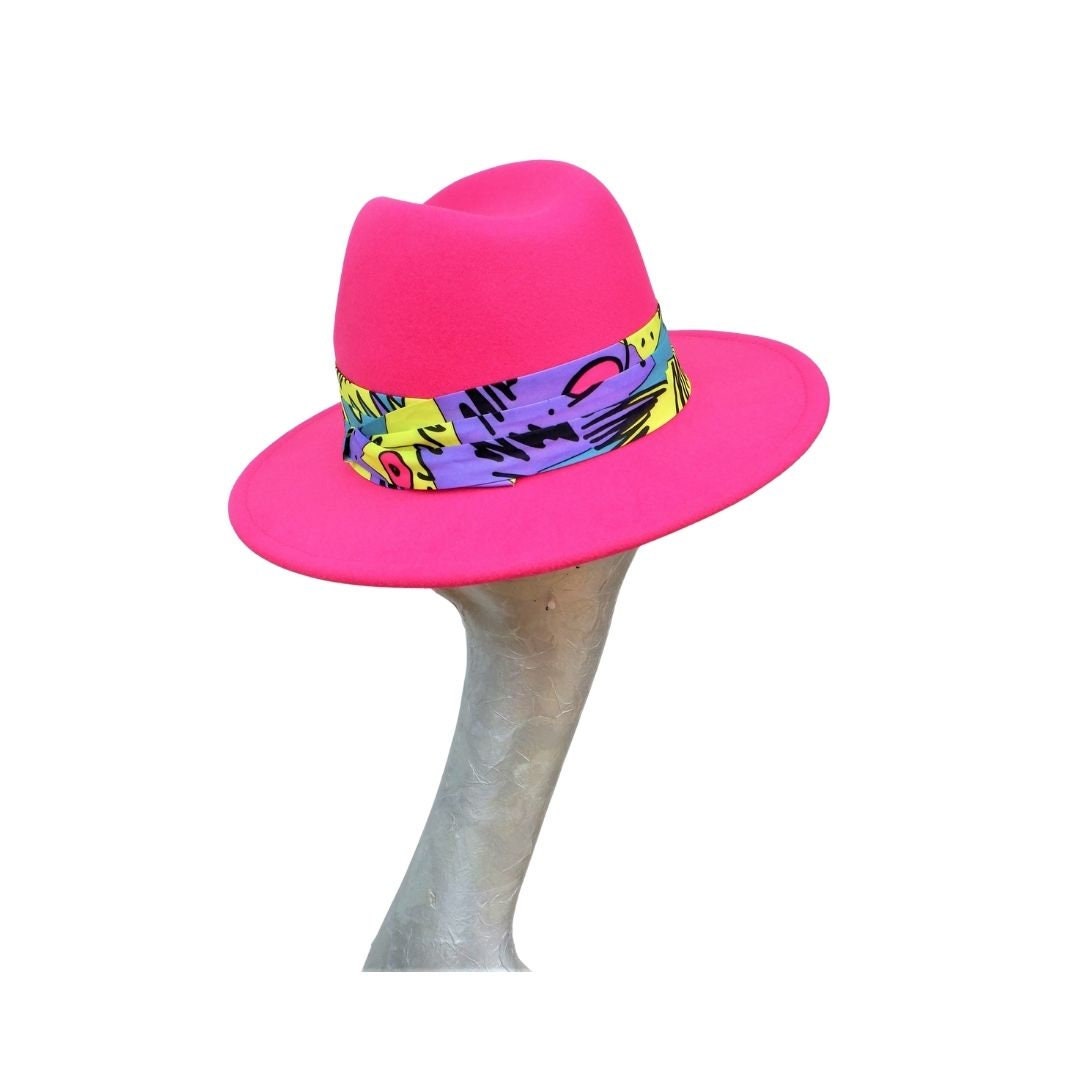 Tiffany 80's Style Lightweight felt Panama Trilby