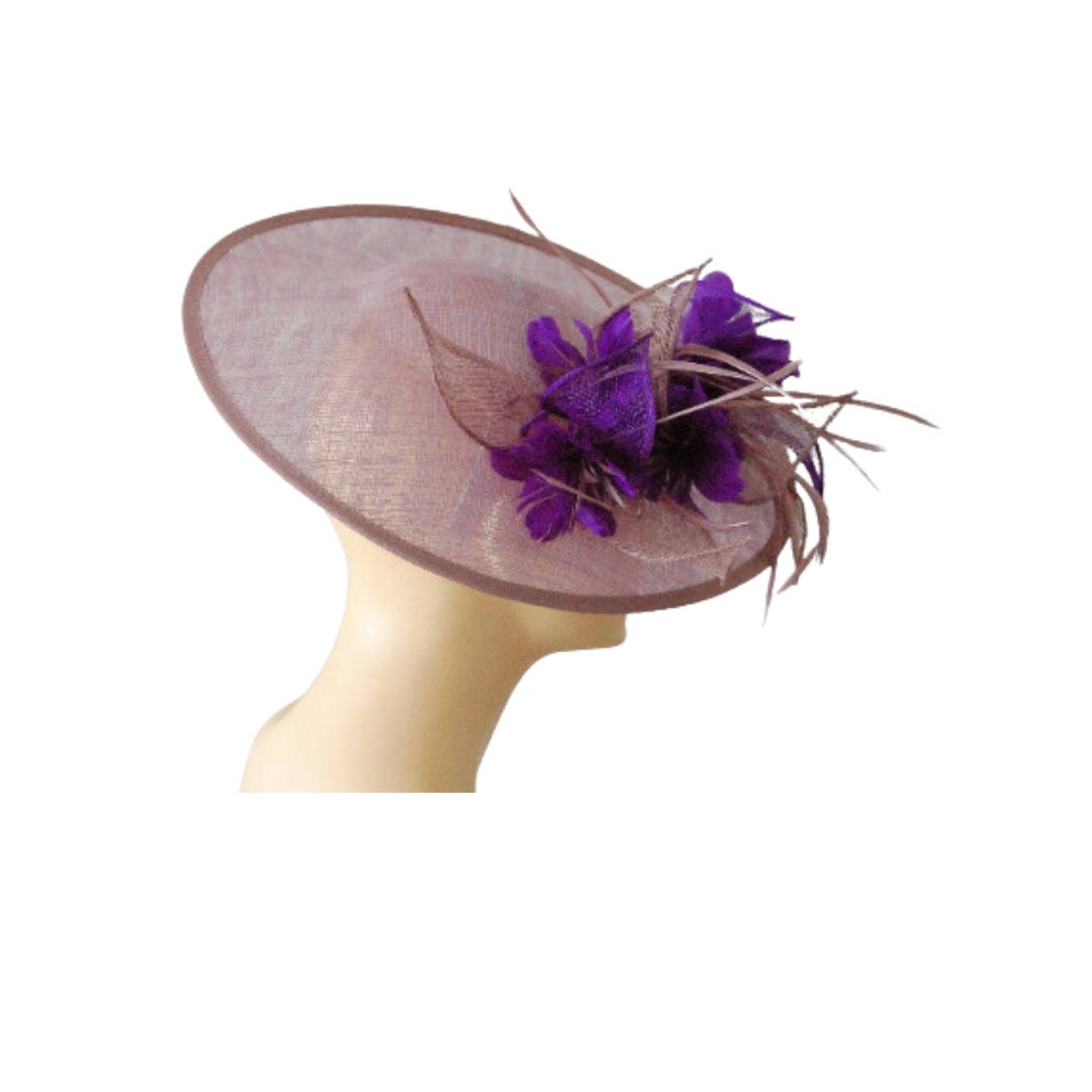 Haeddre - Heather & Purple round saucer hatinator
