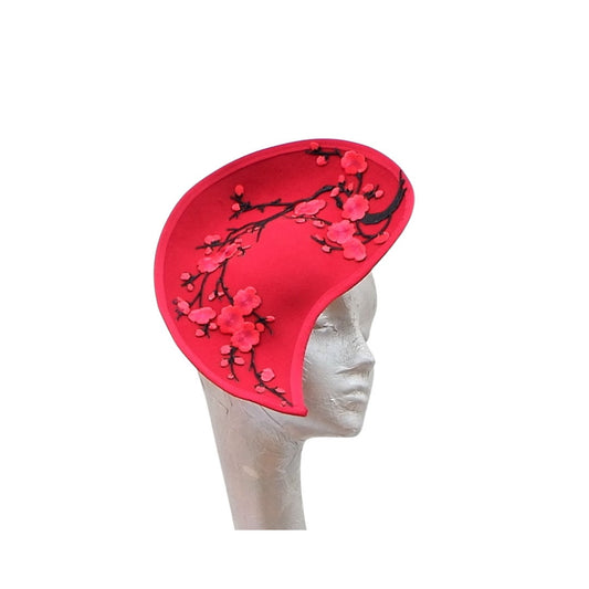 Cherry - Red Cherry Blossom Felt Hatinator
