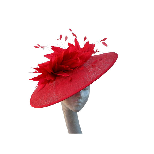 Finesse... Medium Oval Scarlet saucer Made to order