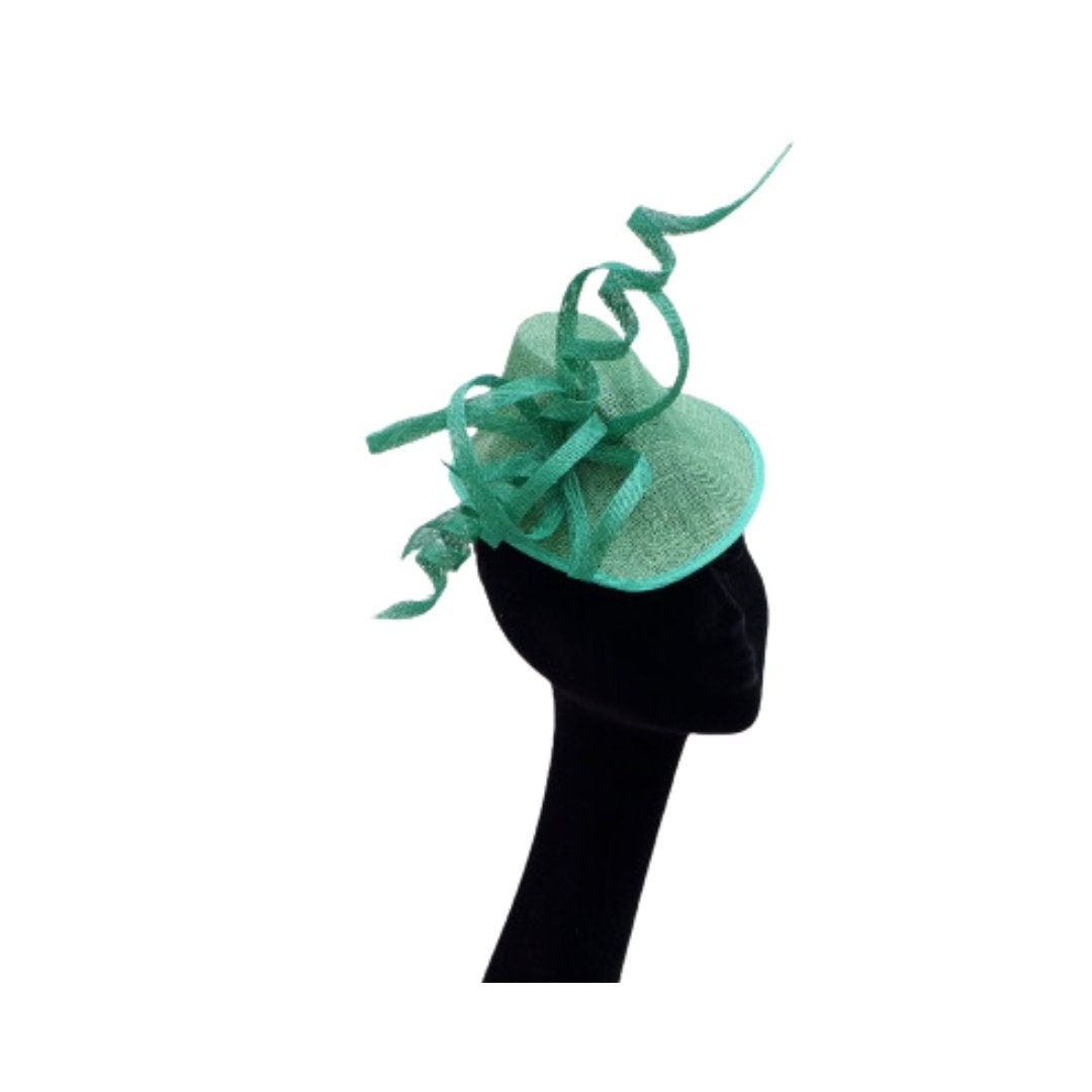 Cox - Two one Light Emerald Green Cocktail Fascinator