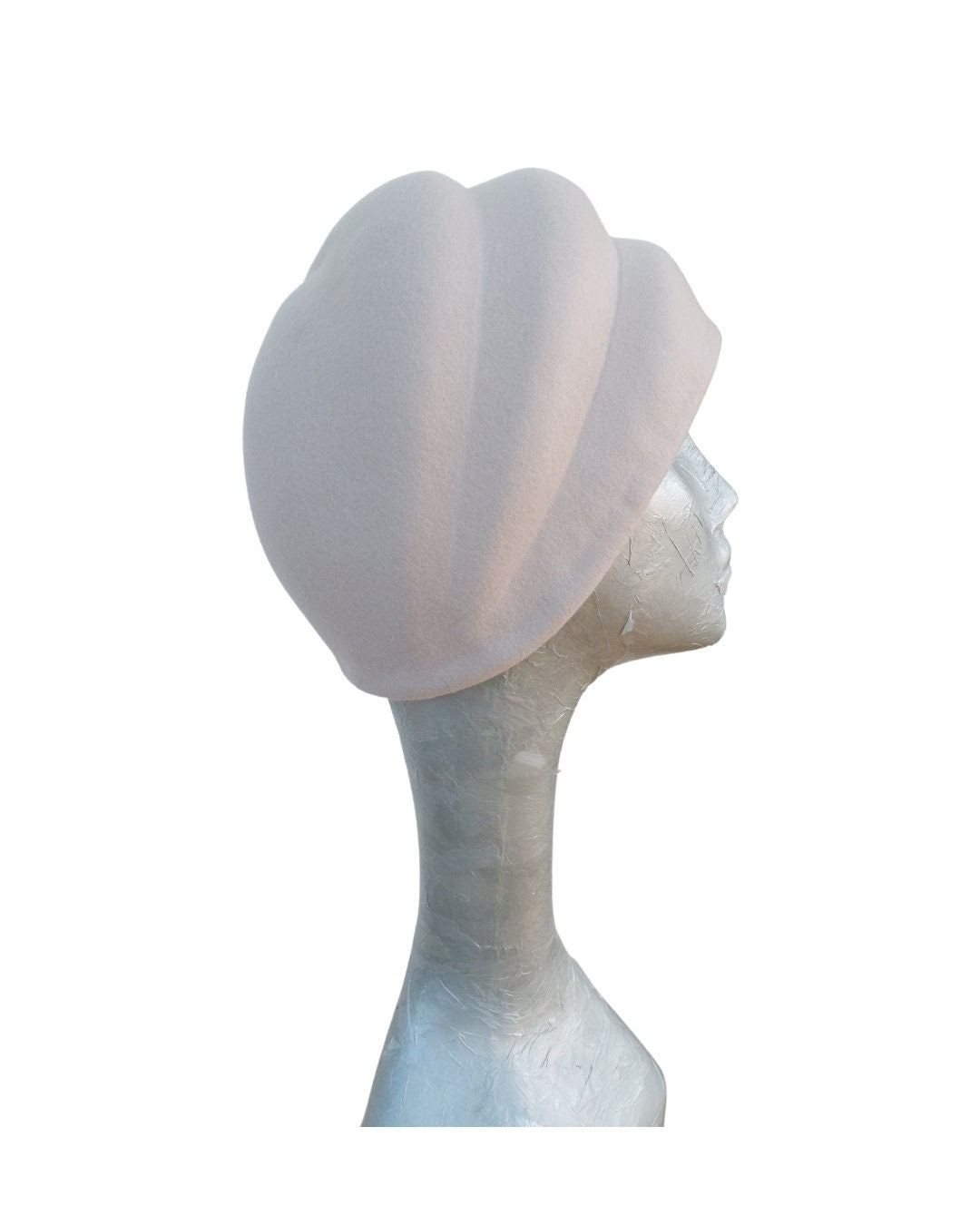 Ursula - Shell Pink (Beige) 20's Style Cloche Hat