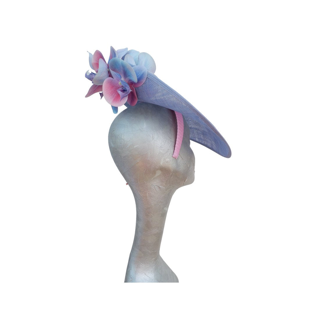 Bute - Cornflower blue & Pink orchid Hatinator