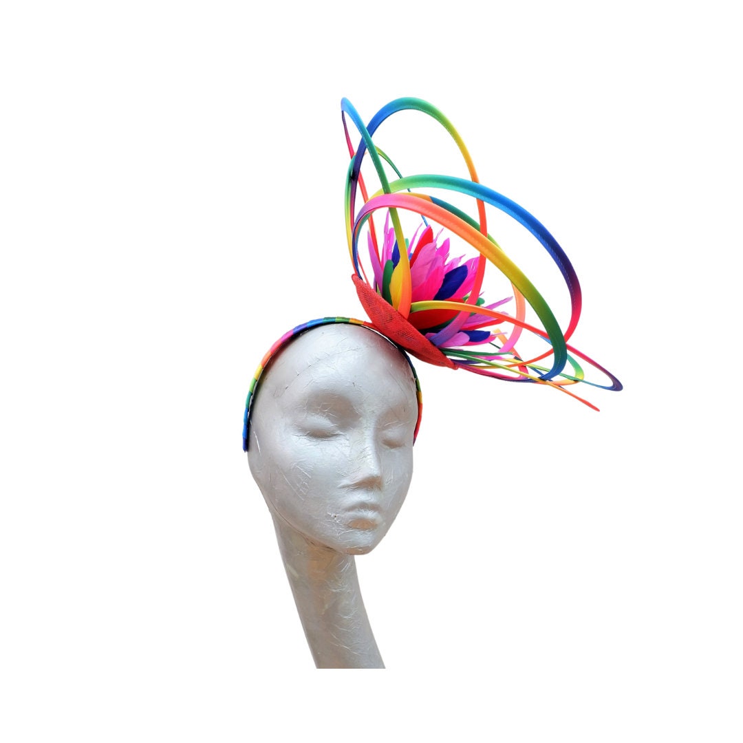 Gabrielle - Rainbow Loop Fascinator
