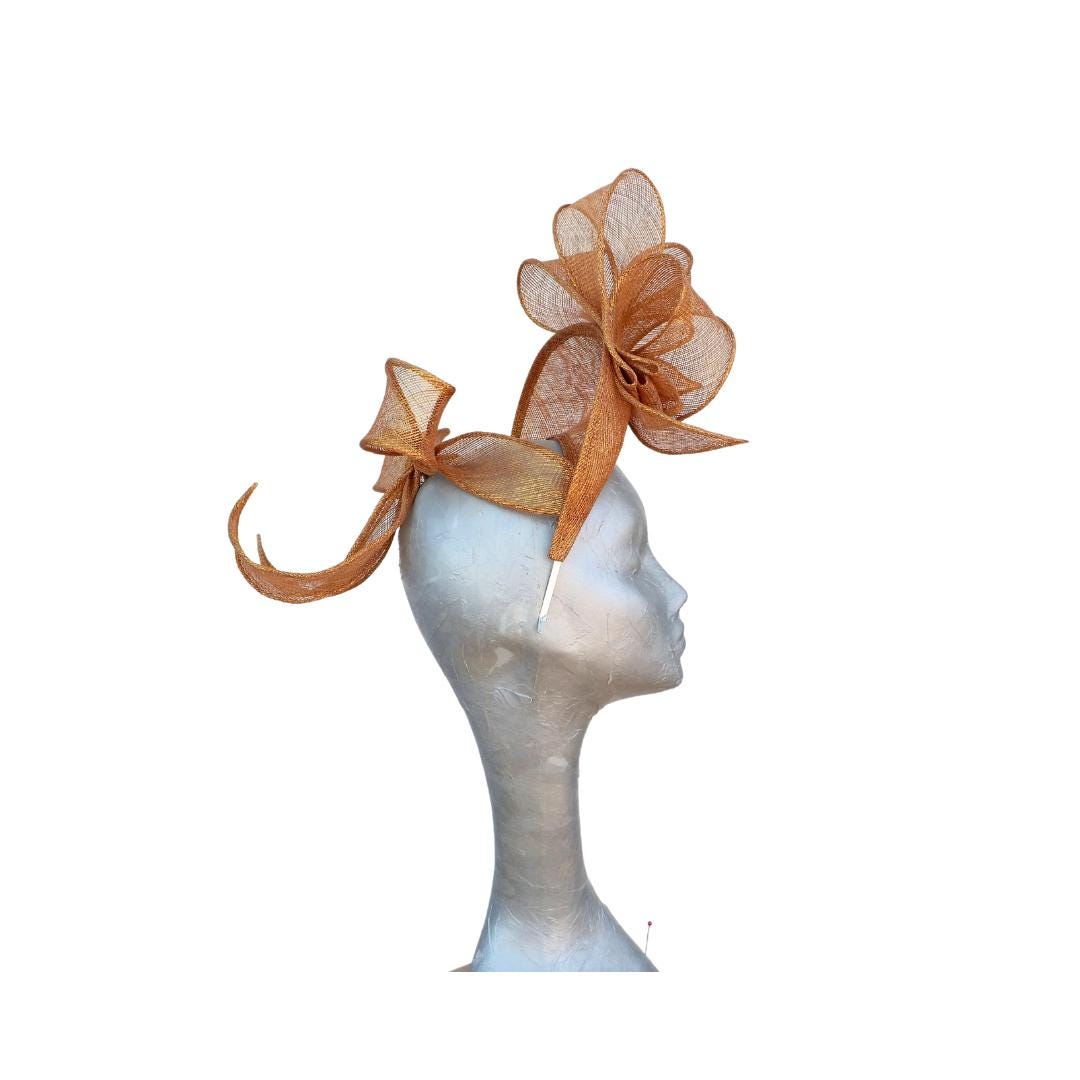 Fi - Toffee & Gold Duchess headband
