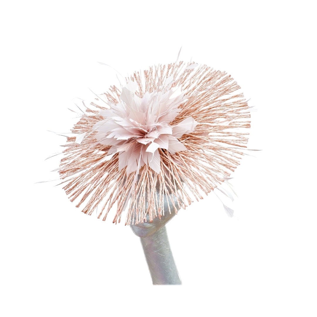 Madeline- Nude Feature Fascinator