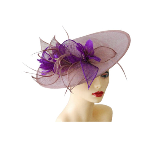 Haeddre - Heather & Purple round saucer hatinator