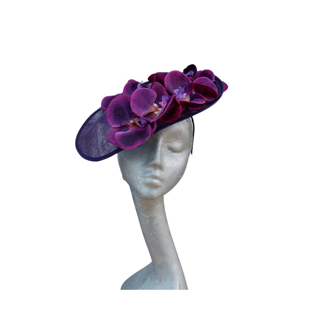 Orkney MK2 - Aubergine & Purple Hatinator with Real touch Orchids