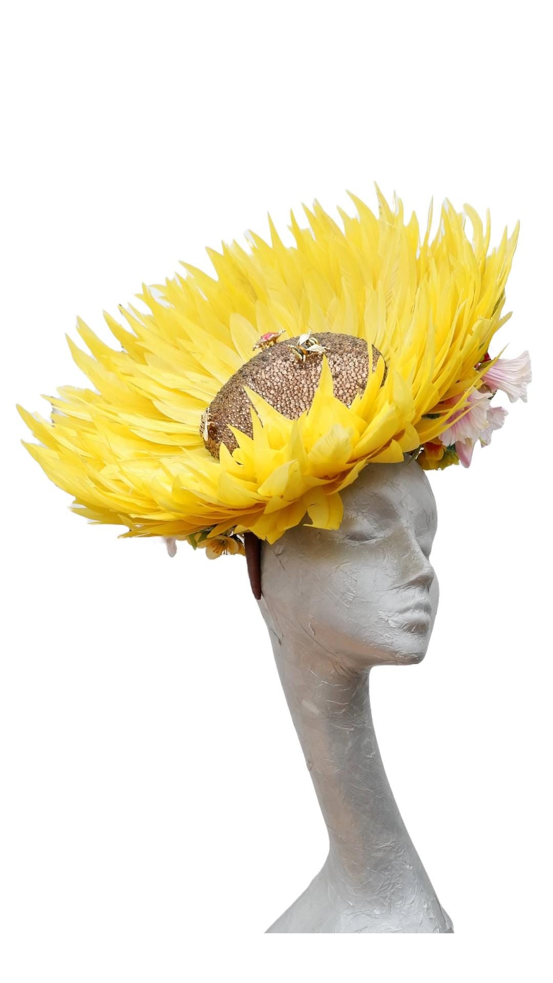 Sunflower Royal Ascot 2025 Showpiece Hat in