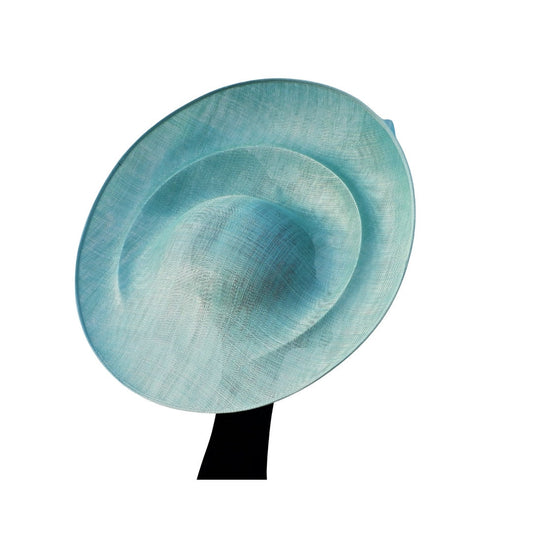 Marine - Extra large Aqua fascinator with Large bow
