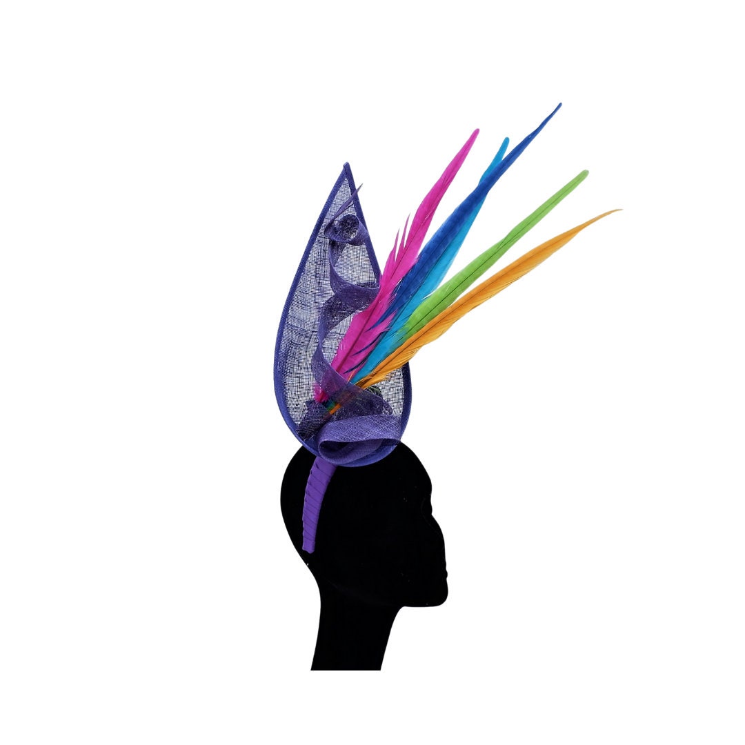 Juno - Multicoloured Fascinator By Hats2go