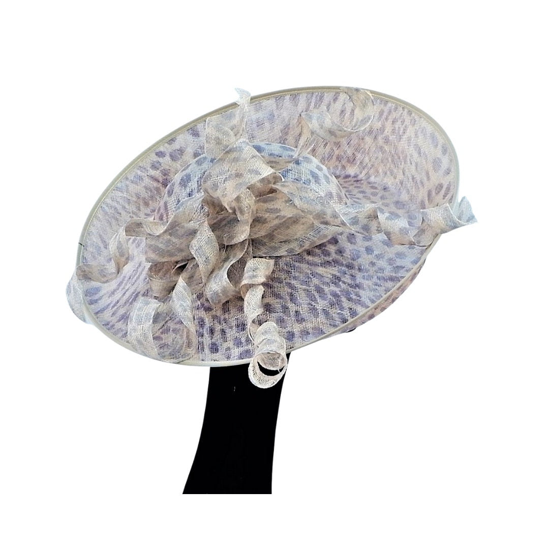 Abigail - Leopard Print Feature Hat By Hats2go