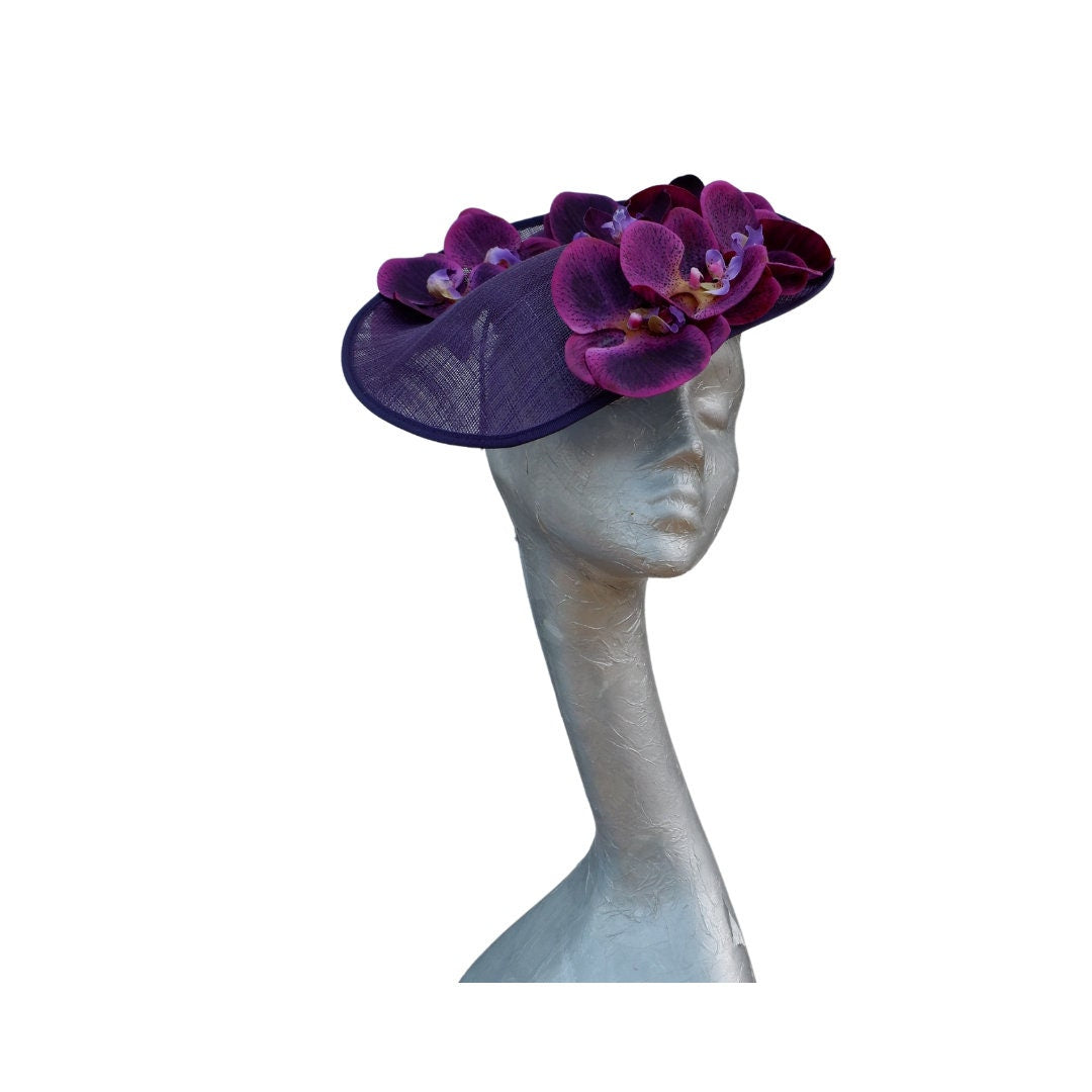 Orkney MK2 - Aubergine & Purple Hatinator with Real touch Orchids