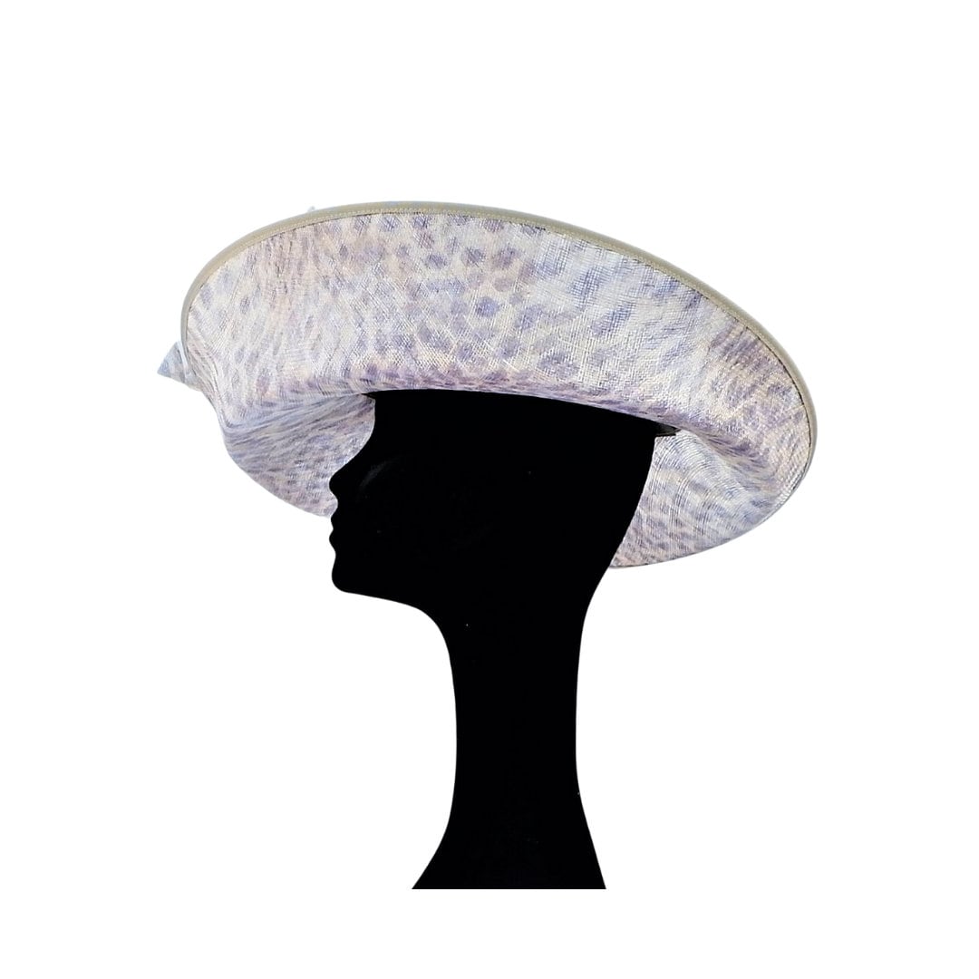 Abigail - Leopard Print Feature Hat By Hats2go