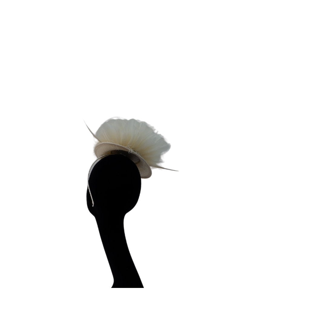 Ophelia - Delicate Ivory  Fascinator