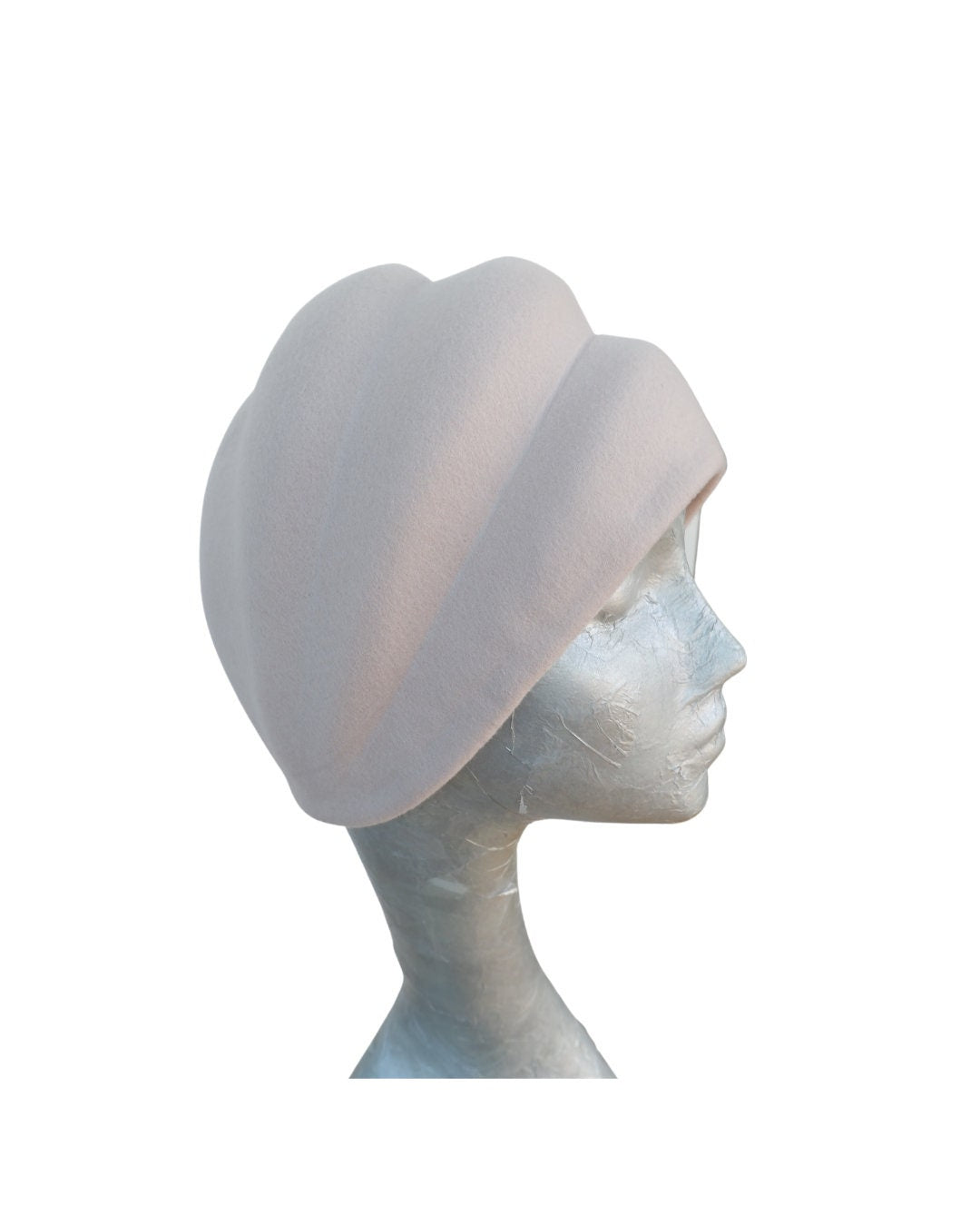 Ursula - Shell Pink (Beige) 20's Style Cloche Hat