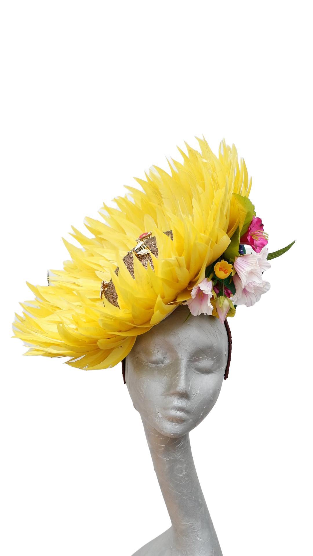Sunflower Royal Ascot 2025 Showpiece Hat in