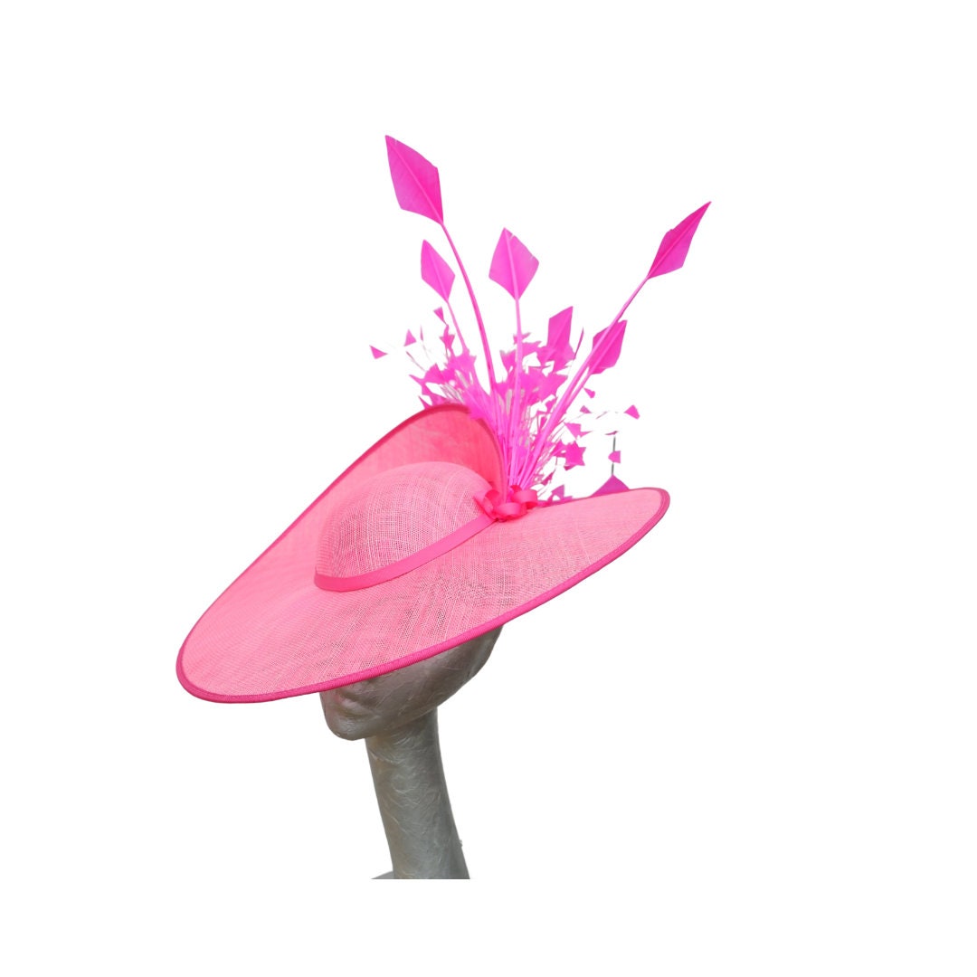 Canberra - Neon Pink Split brim hat