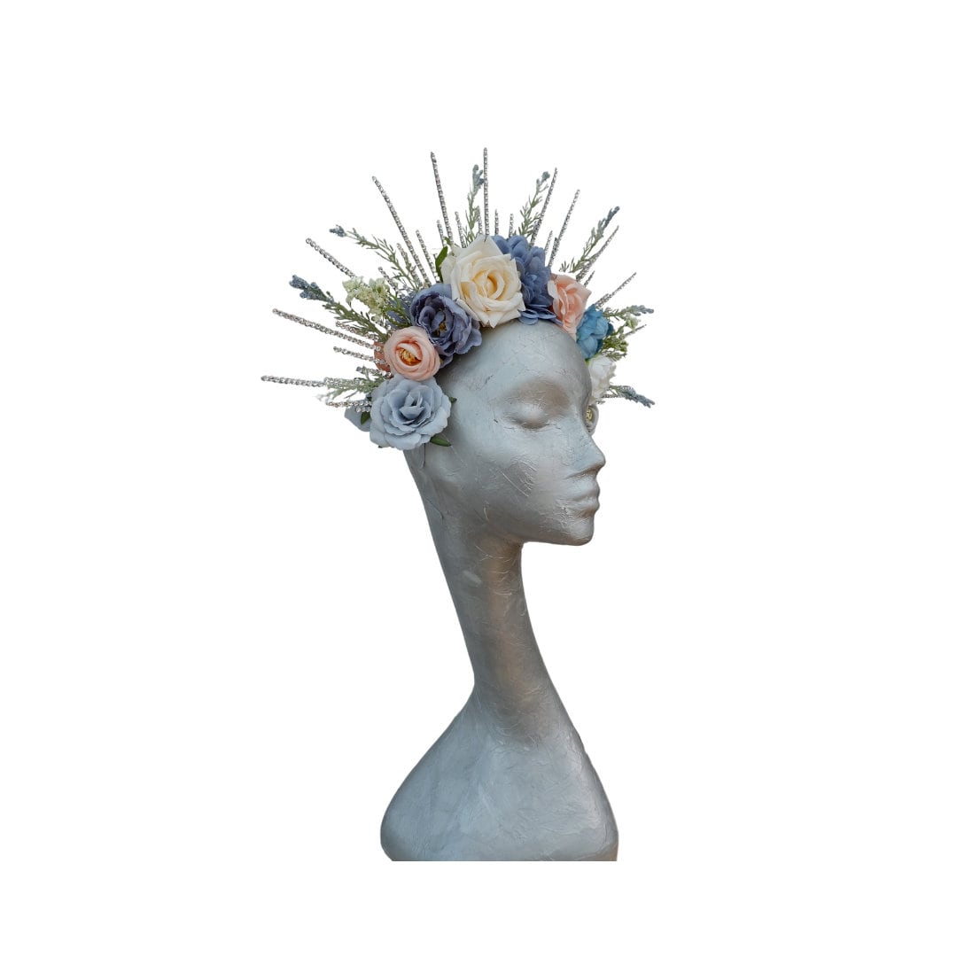 Kane - Floral & Crystal Headband