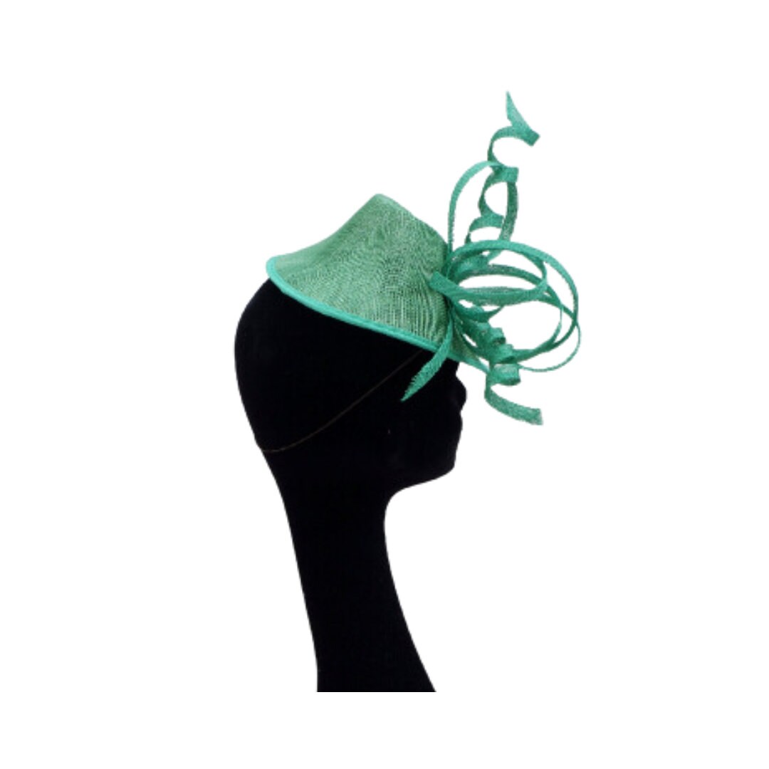 Cox - Two one Light Emerald Green Cocktail Fascinator