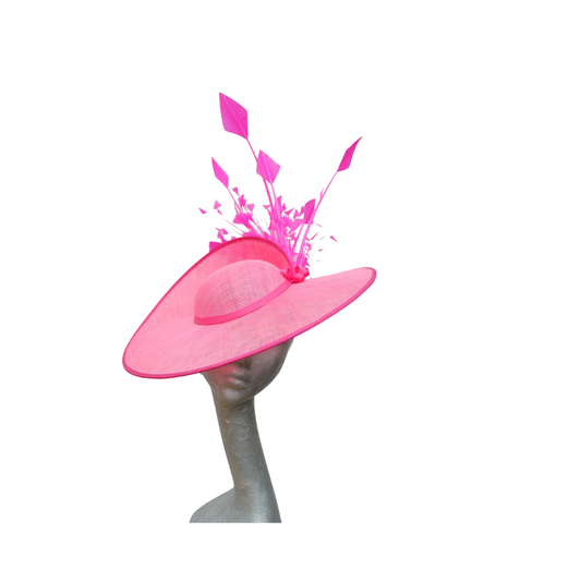 Canberra - Neon Pink Split brim hat