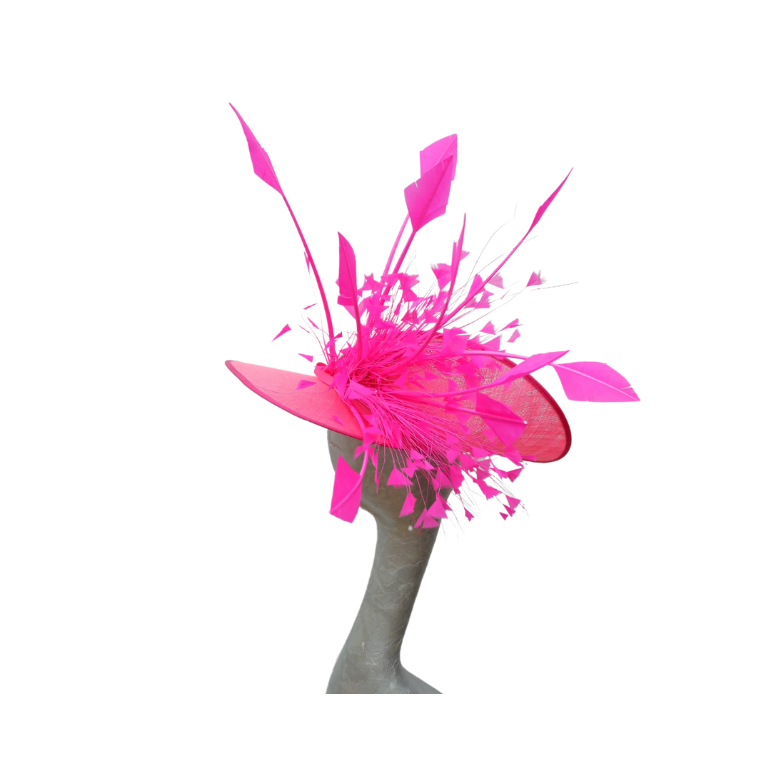 Canberra - Neon Pink Split brim hat