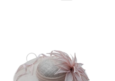 Willow Medium detailed 3 Tone Nude Sinamay fascinator