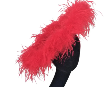 Giselle Saucer fascinator with Ostrich Feathers