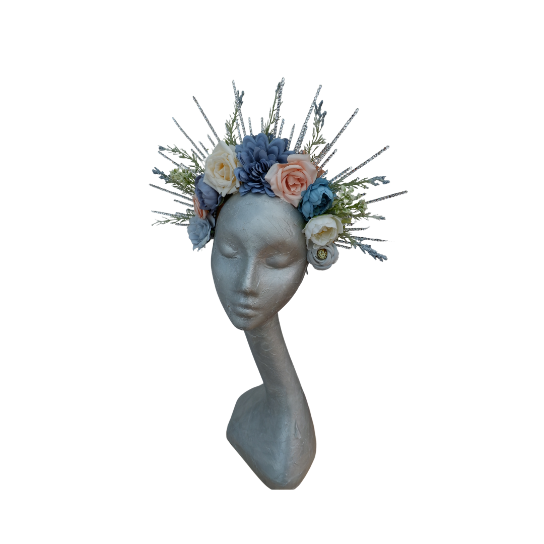 Kane - Floral & Crystal Headband