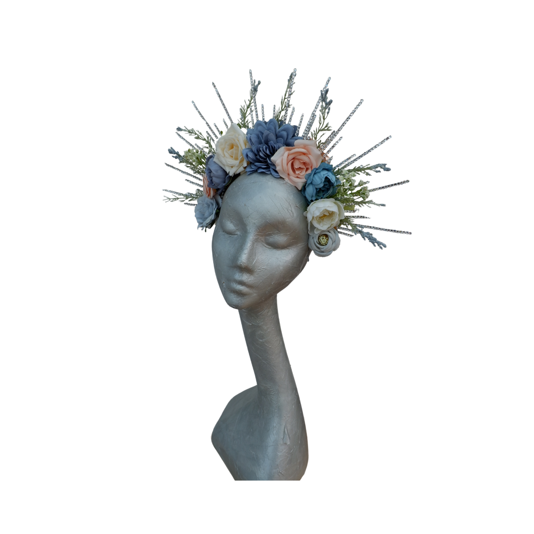 Kane - Floral & Crystal Headband