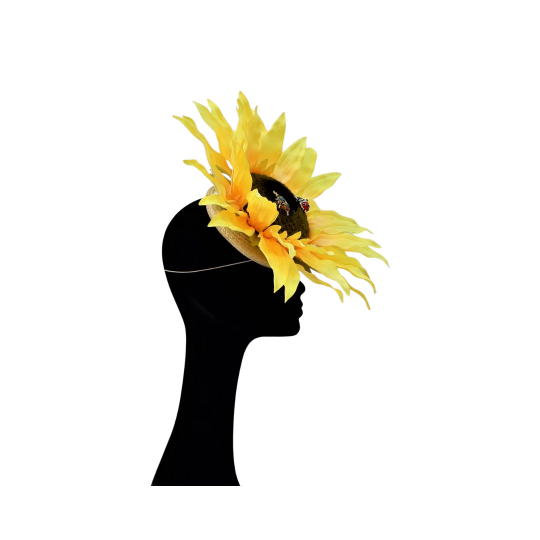 Nanala - Small Sunflower Fascinator