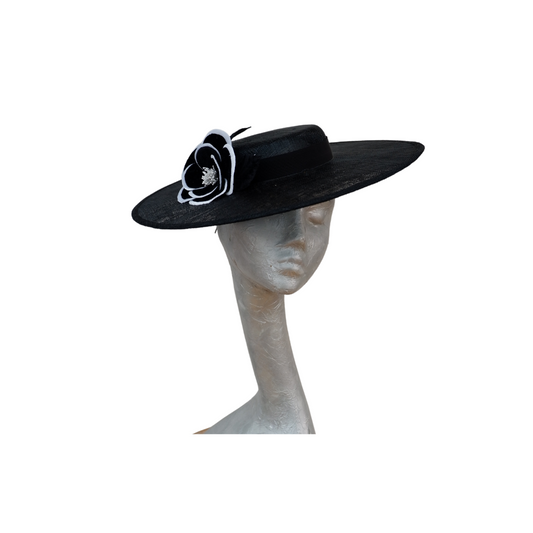 Sheldon - Black Boater hat